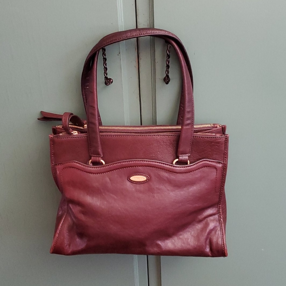 Tahari brown purse